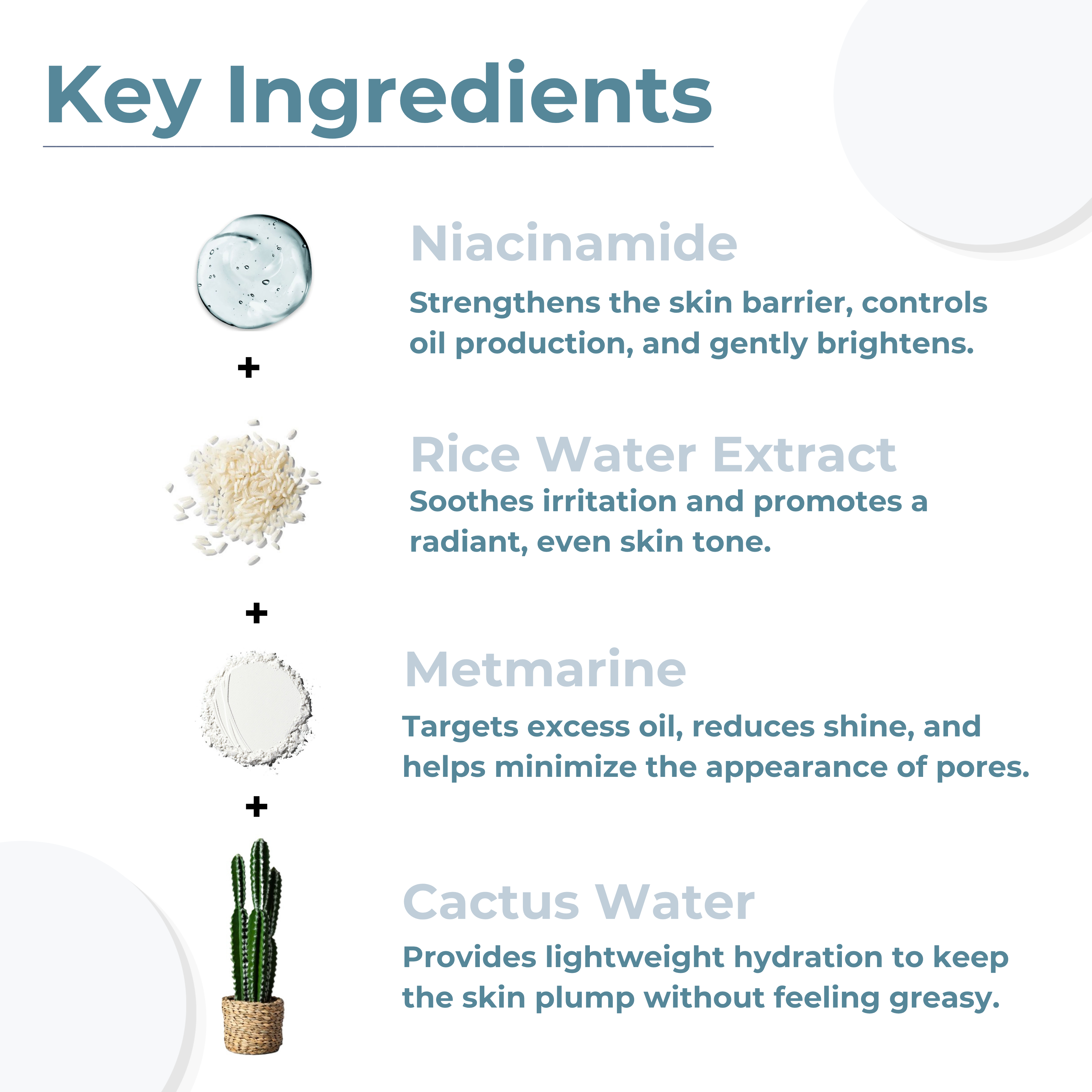2% Niacinamide & Rice Water Superlight Gel Cream Moisturizer | Oil-Free Hydration | Brightens, Fades Blemishes | Dermat-Tested | All Skin Types | Women & Men | 100% Vegan | 50 g