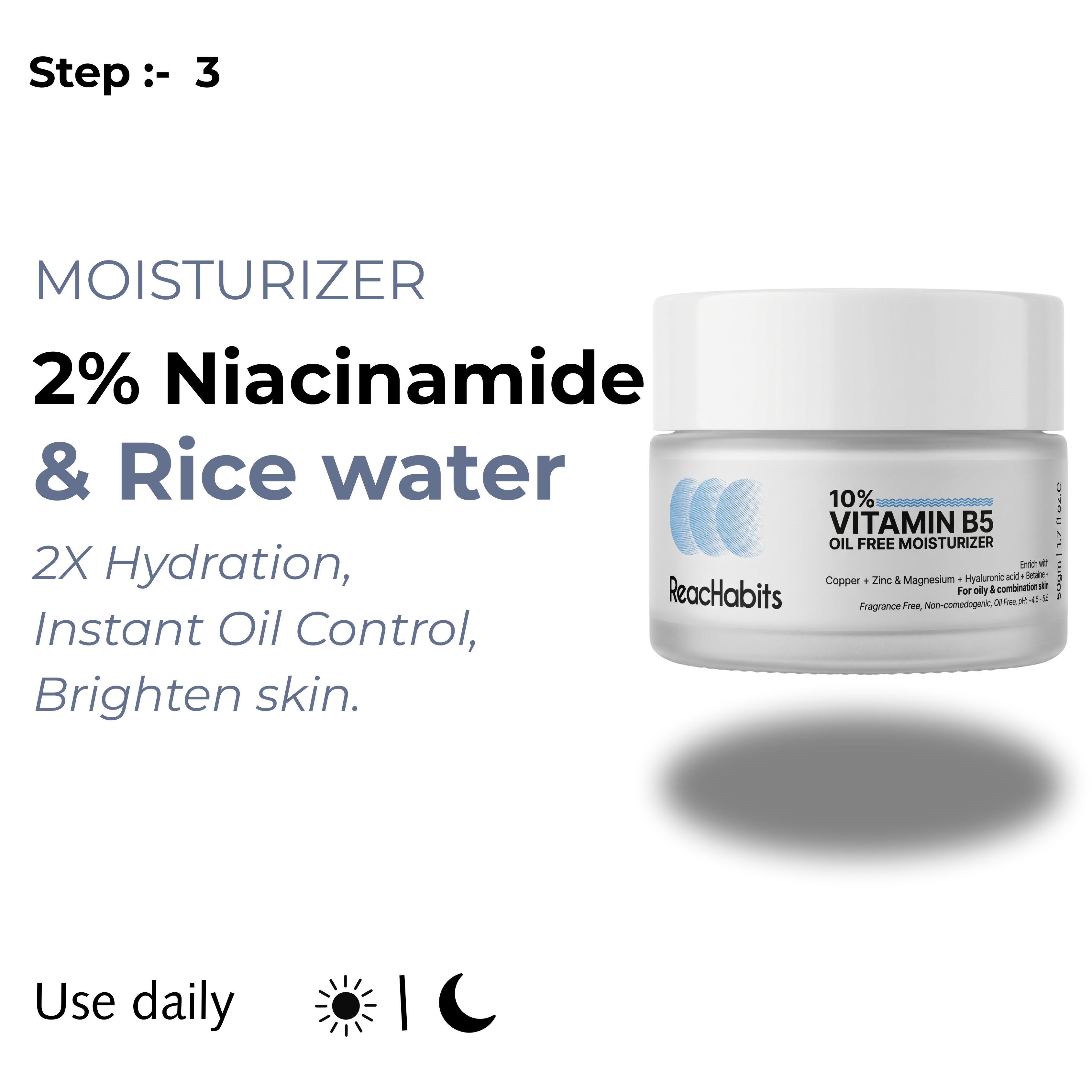 4-Step Skincare Combo Kit for Dark Spots | Kojic Acid Face Wash, 10% Vitamin-C Serum, Niacinamide Moisturiser, SPF 50 Sunscreen, Sulphate & Paraben Free